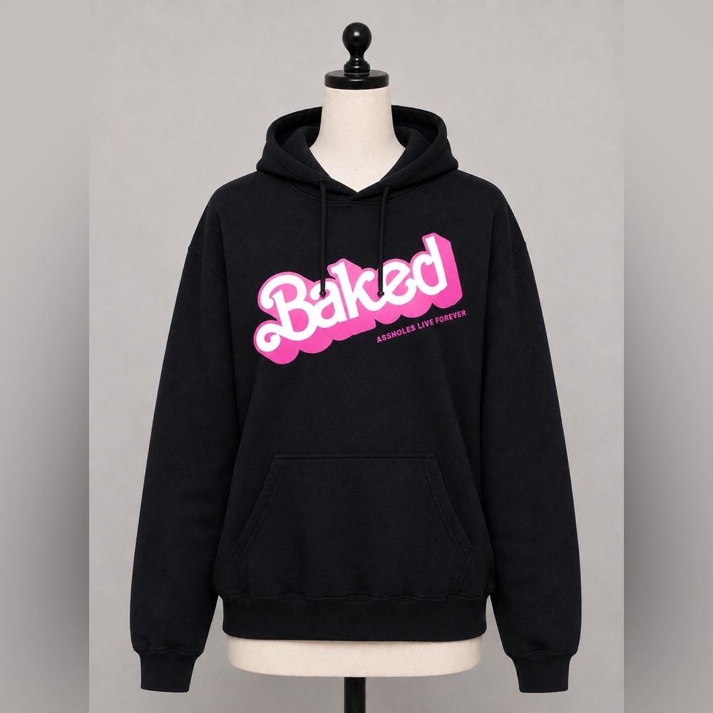 Assholes Live Forever ALF "Baked" Black Hoodie